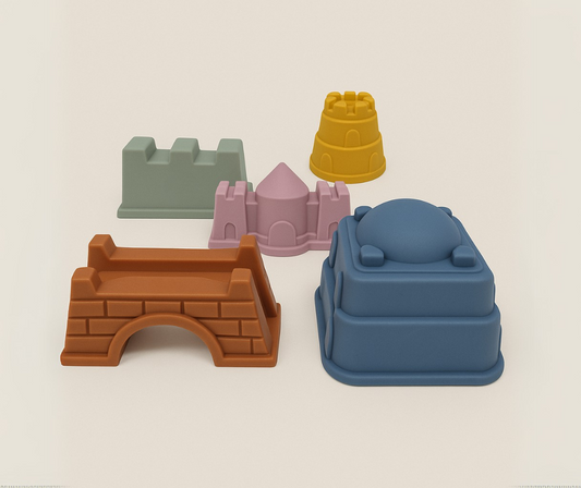 zandspeelgoed zandkastelen bouwen vormpjes