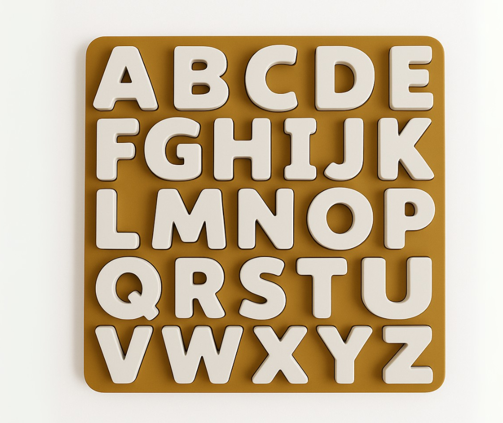 alfabet puzzel vintatoys