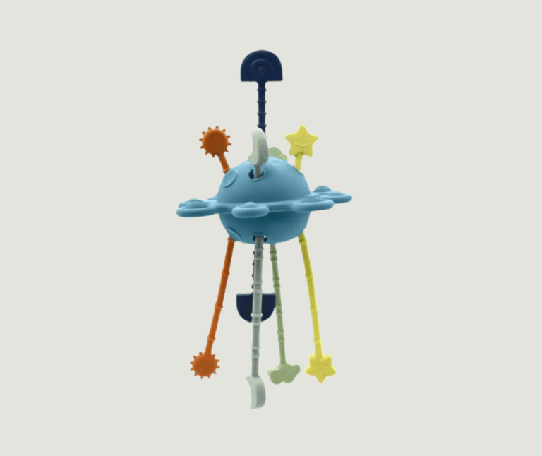 sensorisch babyspeelgoed blauw vintatoys